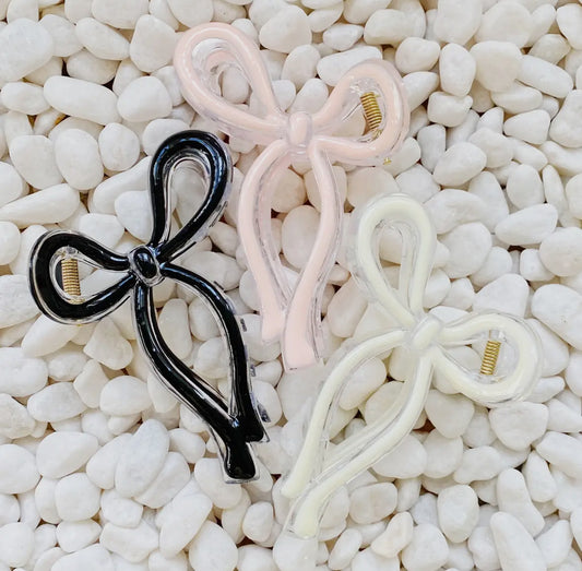 Bow Hair Claw Clip